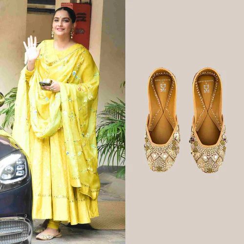 Sonam Kapoor in Seeker of Magic Juttis Payal Singhal X Fizzy Goblet