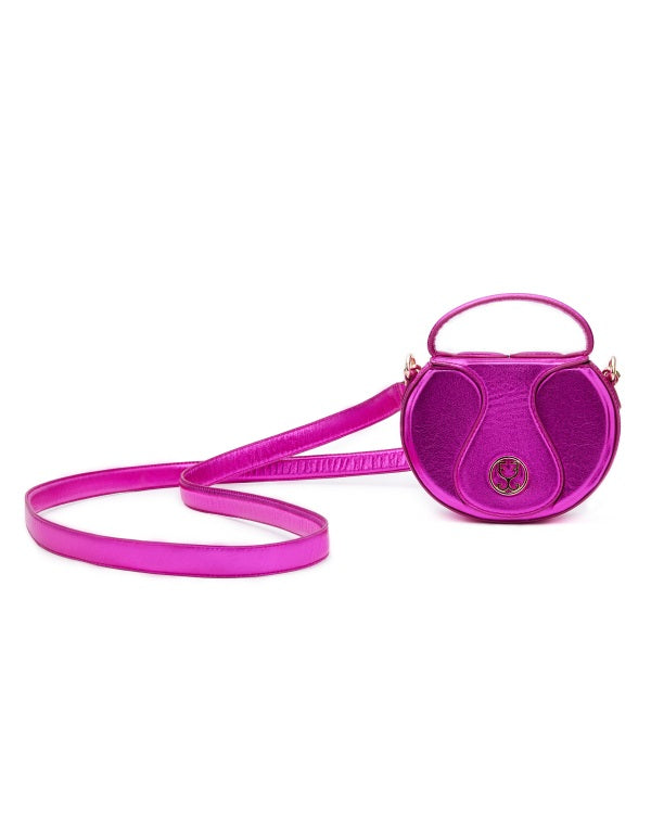 The Micro Bag Leather - Electric Pink