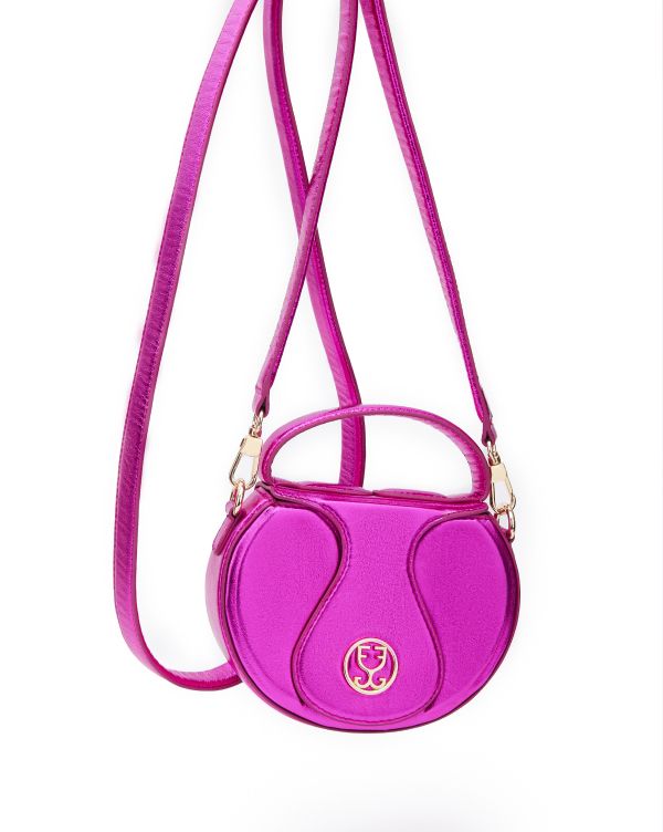 The Micro Bag Leather - Electric Pink