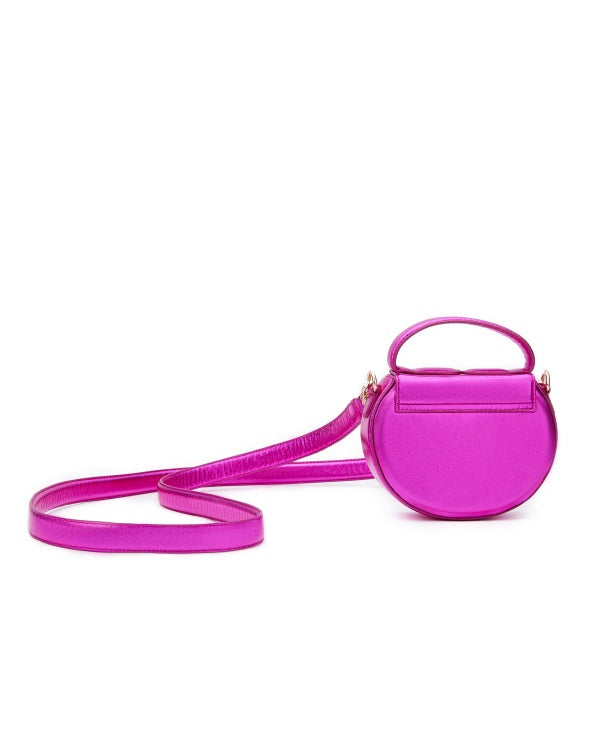 The Micro Bag Leather - Electric Pink